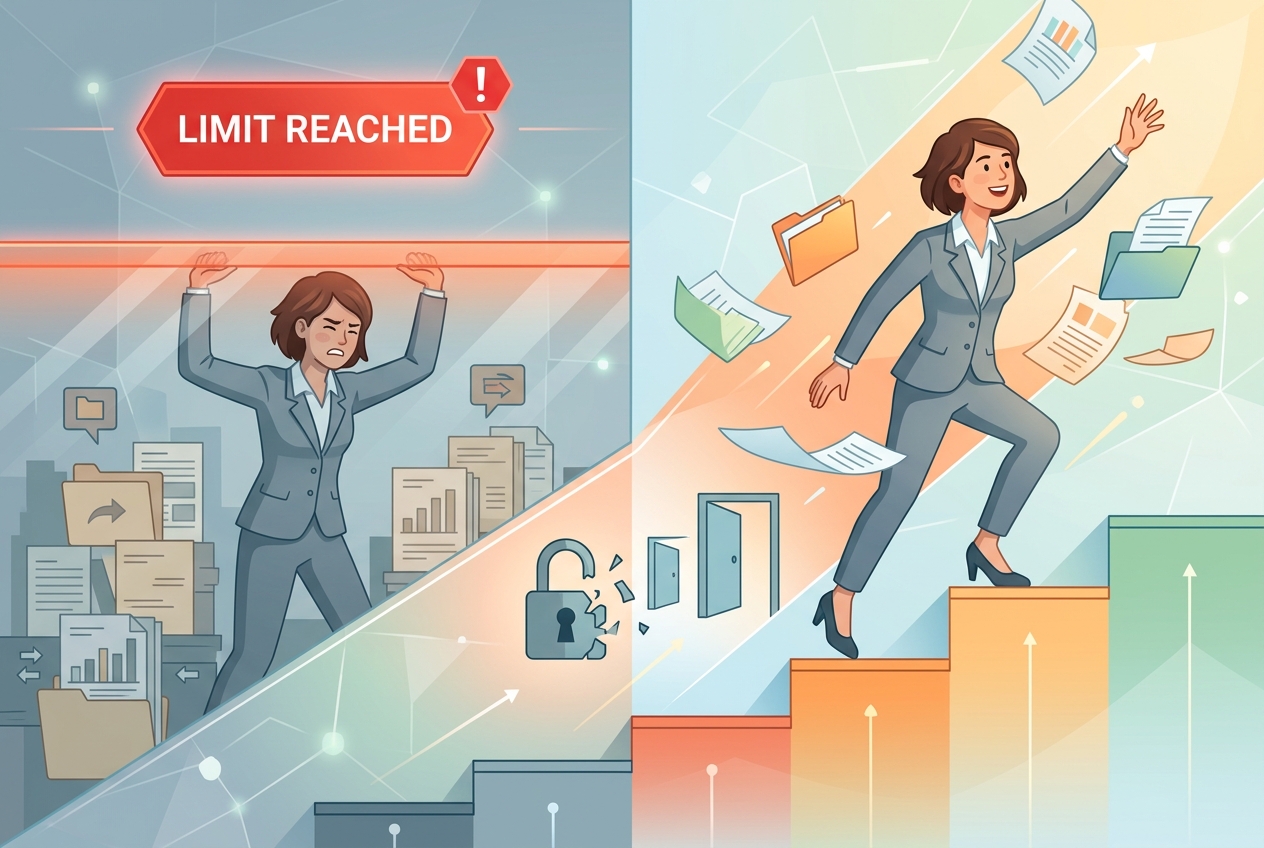 Which e-signature platforms cap how many documents you can send a year?