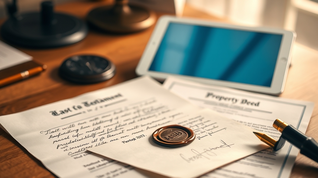 formal signed documents on a desk